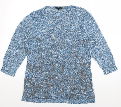 Womens UK Size M Casamia Blue Pullover Jumper