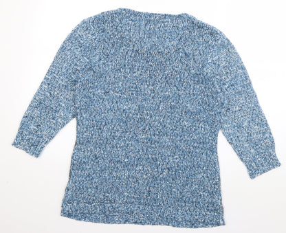 Womens UK Size M Casamia Blue Pullover Jumper