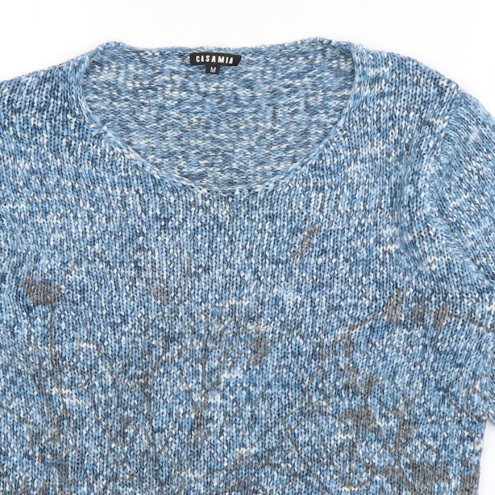 Womens UK Size M Casamia Blue Pullover Jumper