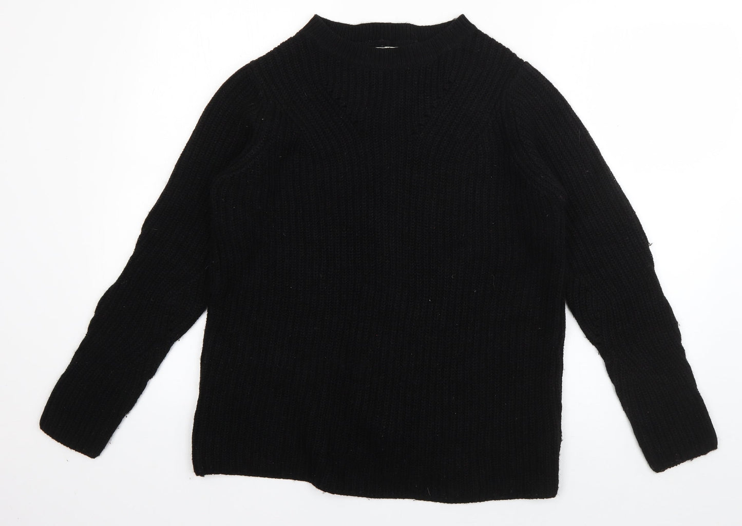 Womens UK Size S Papaya Black Pullover Jumper