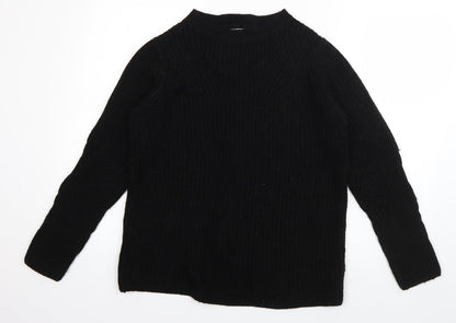 Womens UK Size S Papaya Black Pullover Jumper