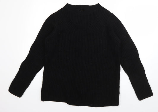 Womens UK Size S Papaya Black Pullover Jumper