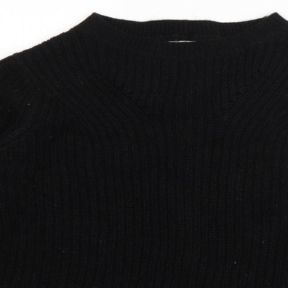Womens UK Size S Papaya Black Pullover Jumper