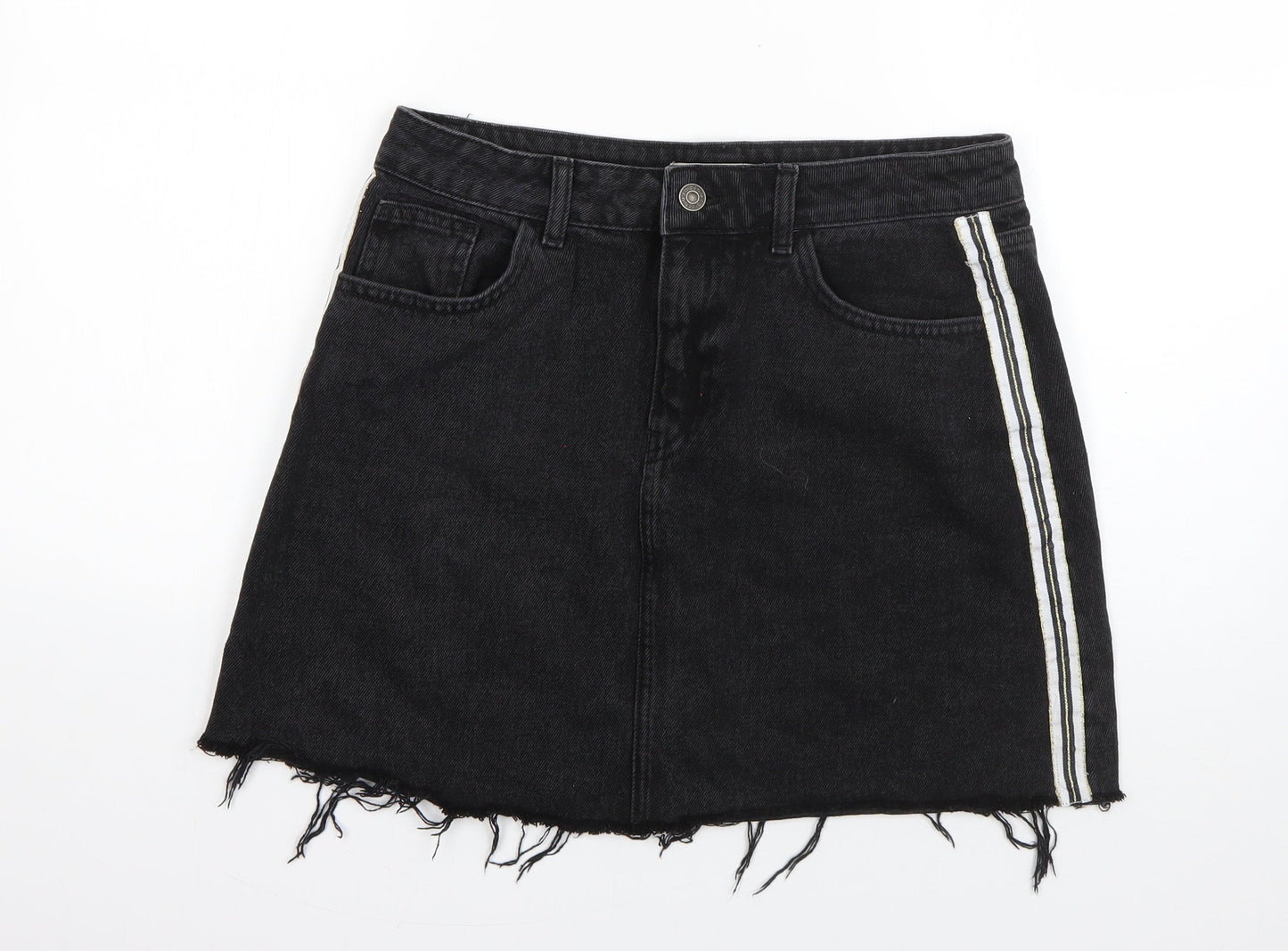 Womens UK Size 12 Denim & Co. A-Line Denim Skirt