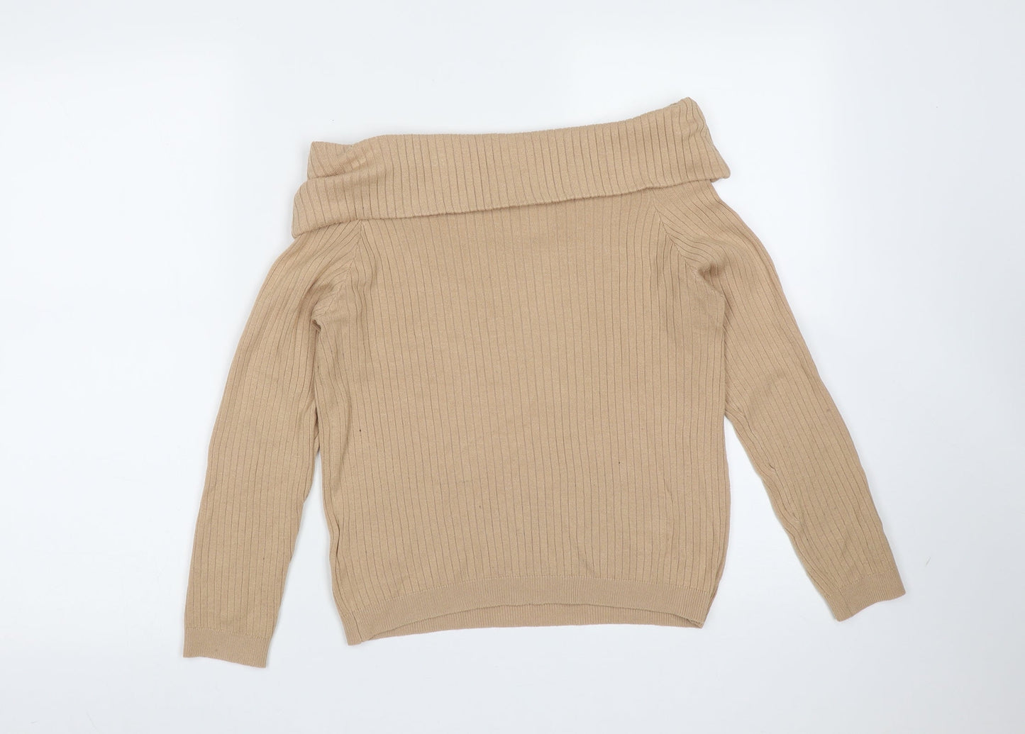 Womens UK Size L Divided by H&M Beige Pullover Jumper