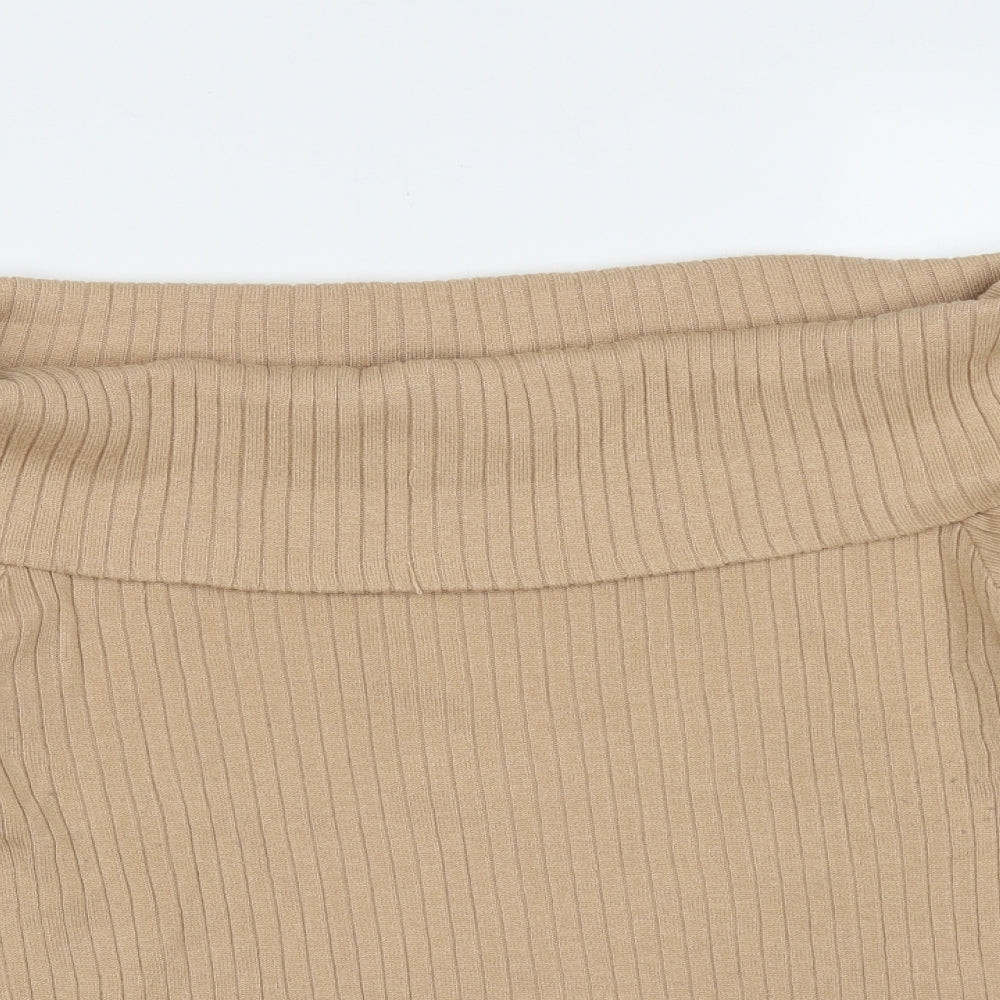 Womens UK Size L Divided by H&M Beige Pullover Jumper