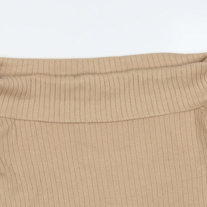Womens UK Size L Divided by H&M Beige Pullover Jumper