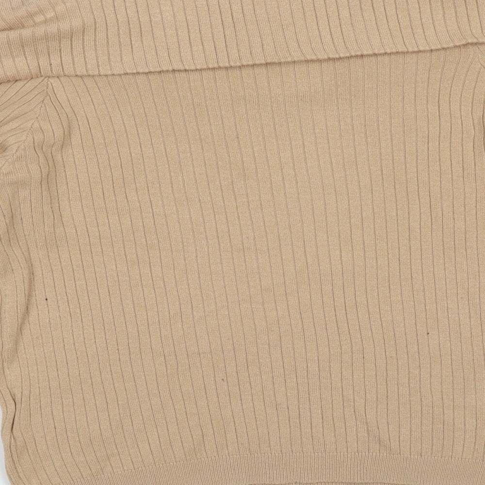 Womens UK Size L Divided by H&M Beige Pullover Jumper