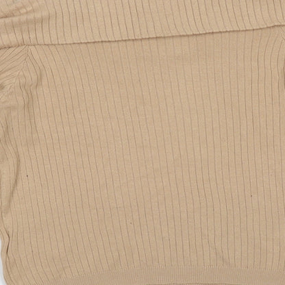 Womens UK Size L Divided by H&M Beige Pullover Jumper