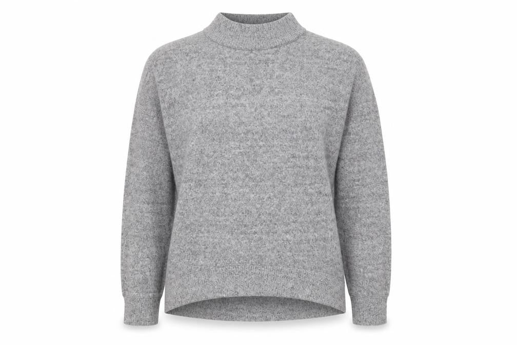 Womens UK Size M New Look Grey Pullover Jumper