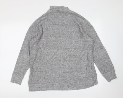 Womens UK Size M New Look Grey Pullover Jumper
