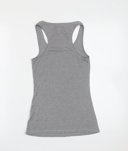 Womens UK Size 6 Jack Wills Grey Basic Tank