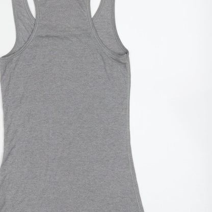 Womens UK Size 6 Jack Wills Grey Basic Tank