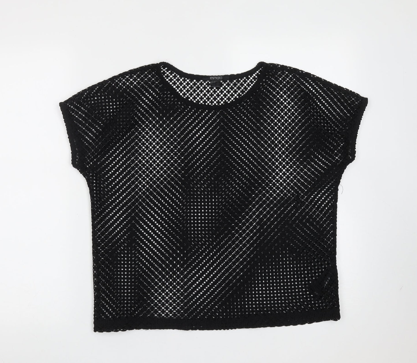 Womens UK Size S ESMARA Black Pullover Jumper