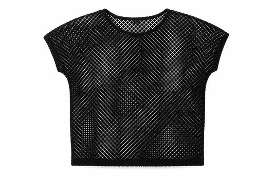 Womens UK Size S ESMARA Black Pullover Jumper