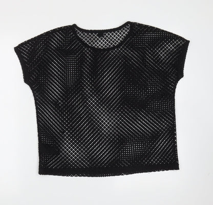 Womens UK Size S ESMARA Black Pullover Jumper
