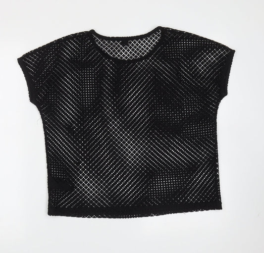 Womens UK Size S ESMARA Black Pullover Jumper