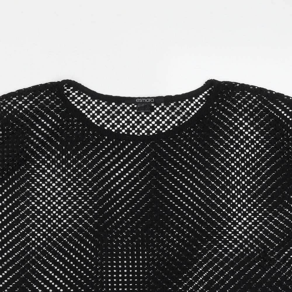 Womens UK Size S ESMARA Black Pullover Jumper