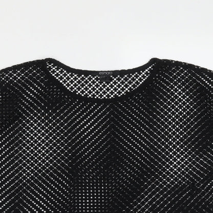 Womens UK Size S ESMARA Black Pullover Jumper