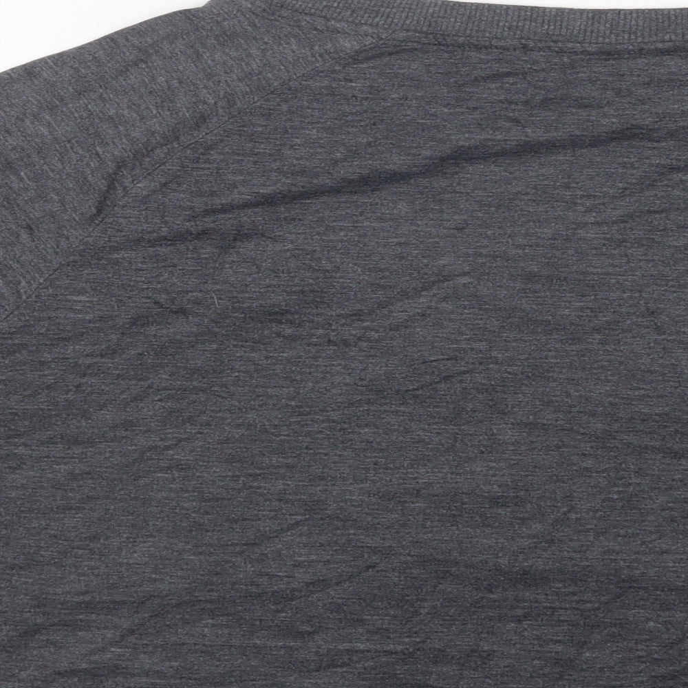 Brand and care label for New Look women’s grey polyester top pyjama top, size M, - sloth