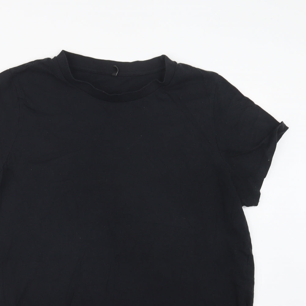 Womens UK Size XL Only Black Basic T-Shirt