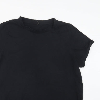 Womens UK Size XL Only Black Basic T-Shirt