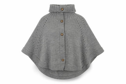 Womens UK Size One Size E-vie Grey Overcoat