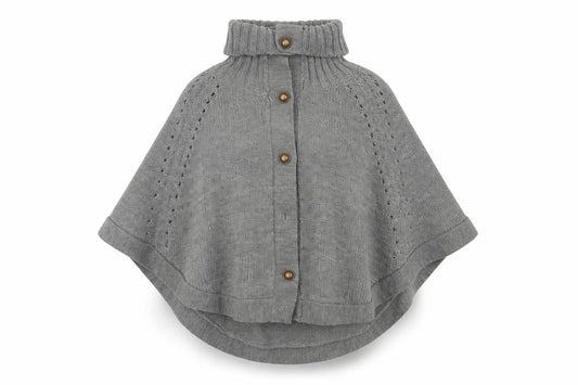 Womens UK Size One Size E-vie Grey Overcoat