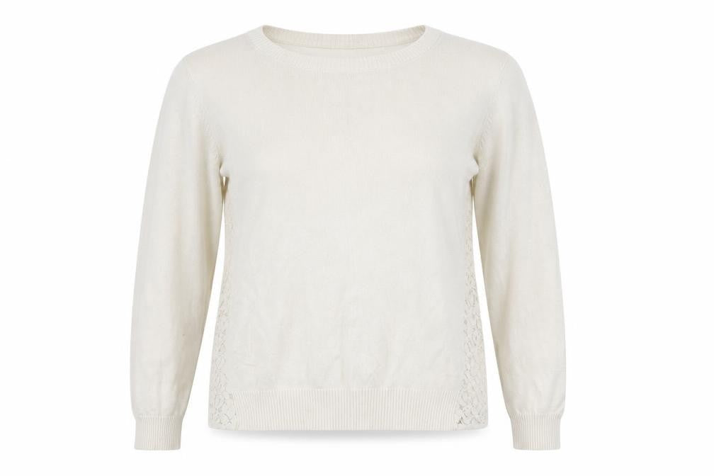 Womens UK Size L Originals Knitwear White Pullover Jumper