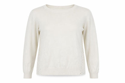 Womens UK Size L Originals Knitwear White Pullover Jumper