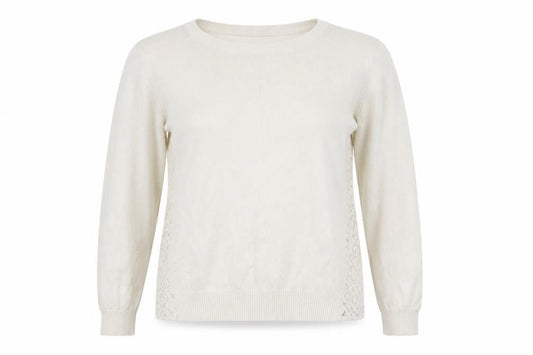 Womens UK Size L Originals Knitwear White Pullover Jumper