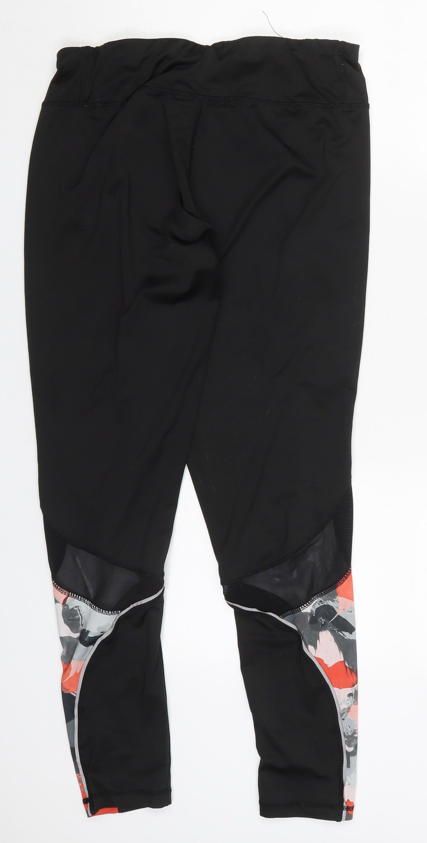 Preworn Womens Multicoloured Geometric Polyester Capri Leggings Size 29 in L26 in Regular
