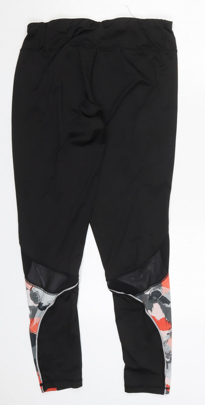 Preworn Womens Multicoloured Geometric Polyester Capri Leggings Size 29 in L26 in Regular