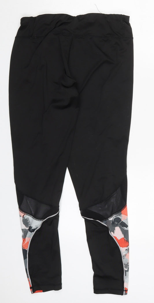 Preworn Womens Multicoloured Geometric Polyester Capri Leggings Size 29 in L26 in Regular