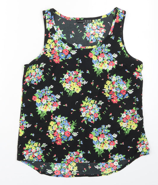 Womens UK Size 10 Atmosphere Multicoloured Basic Tank