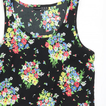 Womens UK Size 10 Atmosphere Multicoloured Basic Tank