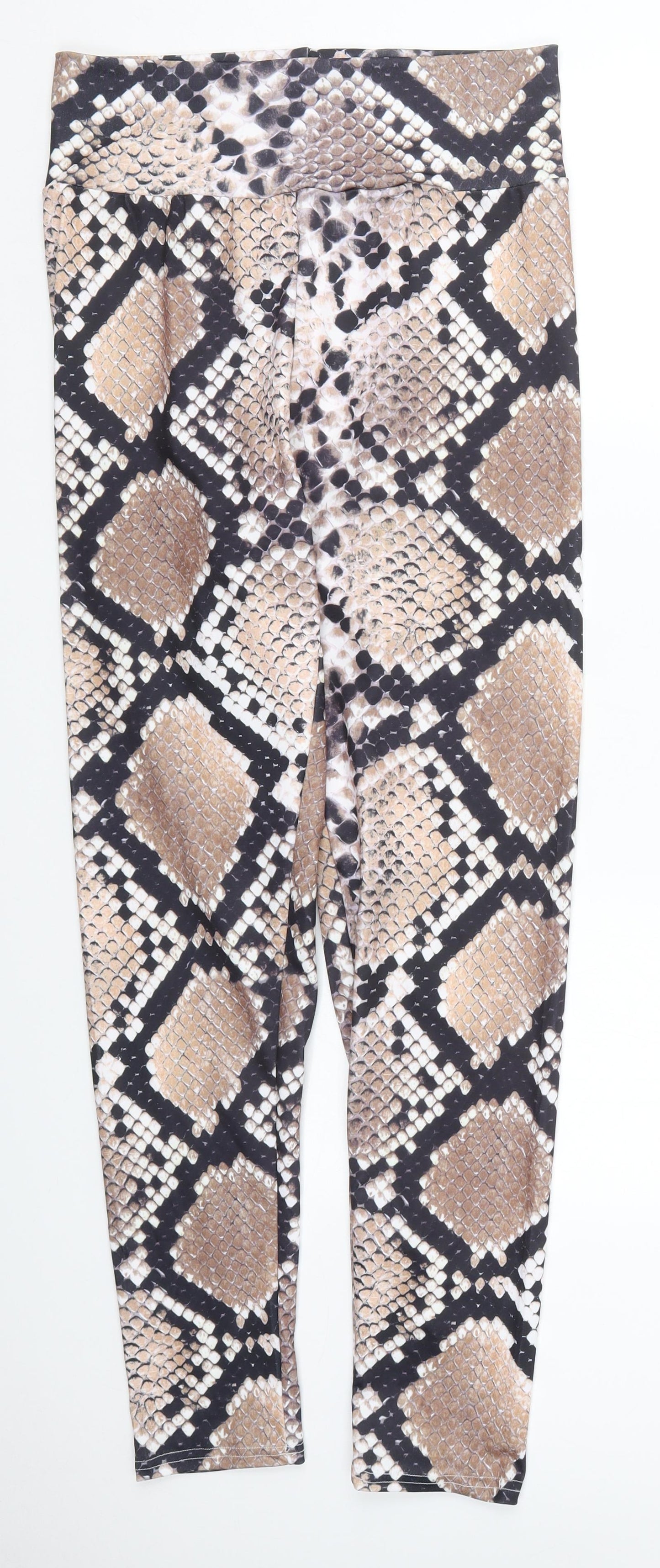 Womens UK Size M Preworn  Carrot Brown Leggings