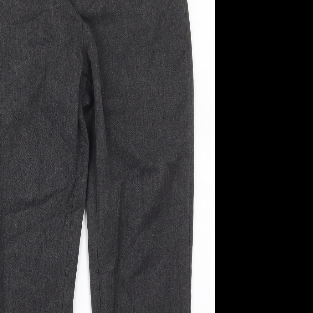 NEXT Boys Grey  Polyester Dress Pants Trousers Size 10 Years  Regular Button