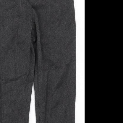 NEXT Boys Grey  Polyester Dress Pants Trousers Size 10 Years  Regular Button