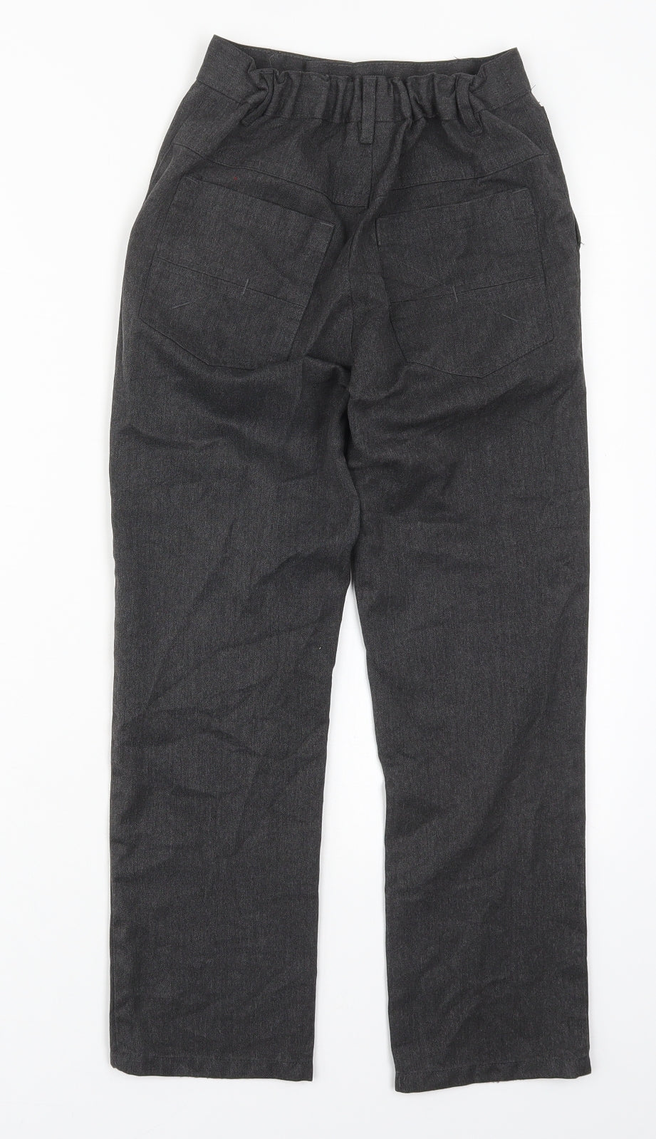 NEXT Boys Grey  Polyester Dress Pants Trousers Size 10 Years  Regular Button