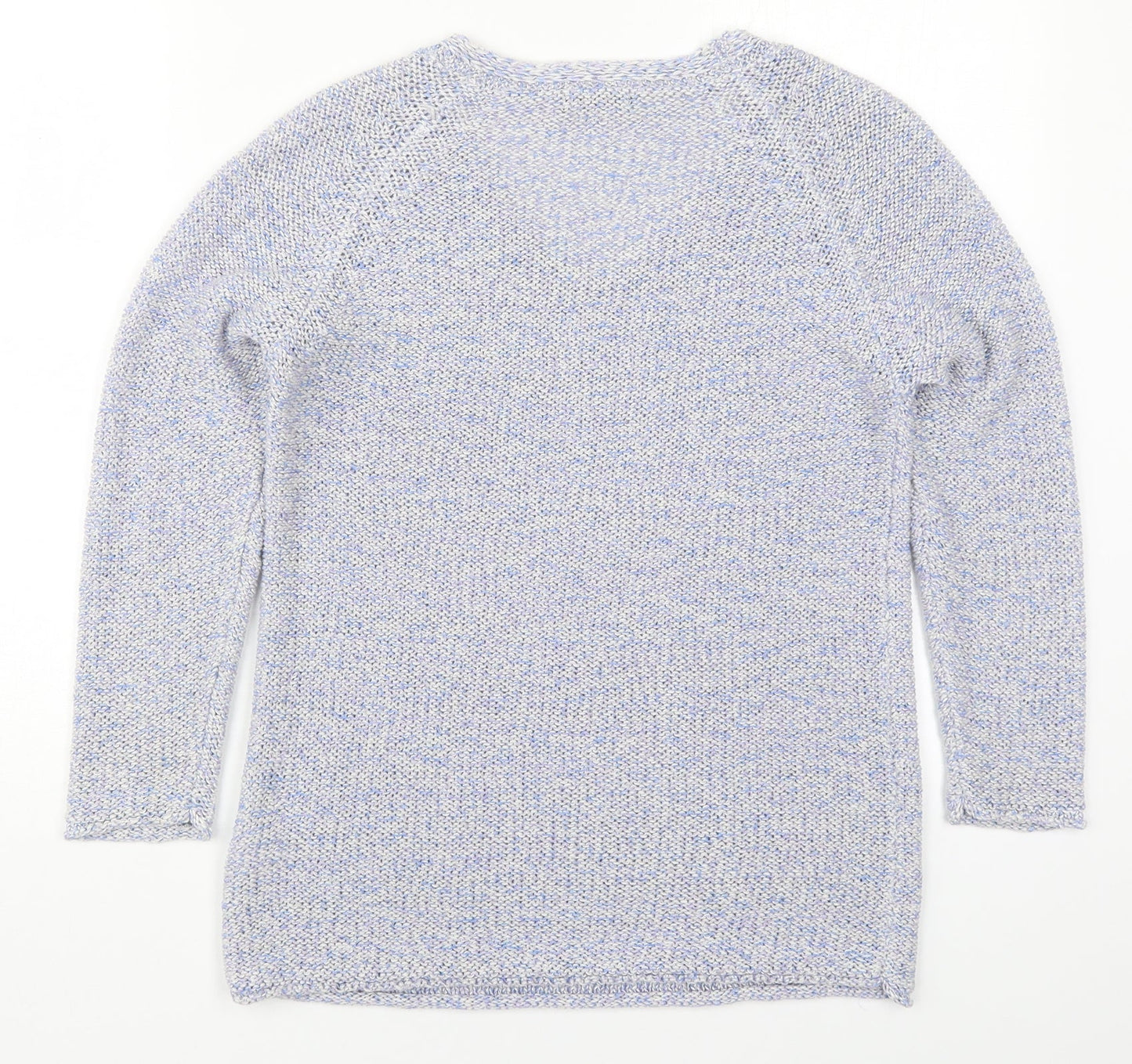 Womens UK Size 10 Roman Blue Pullover Jumper