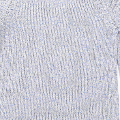 Womens UK Size 10 Roman Blue Pullover Jumper