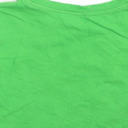 Nickelodeon Boys Green  Cotton Basic T-Shirt Size 12 Months Crew Neck  - Paw Patrol