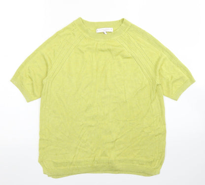 Womens UK Size 12 NEXT Yellow Pullover Jumper