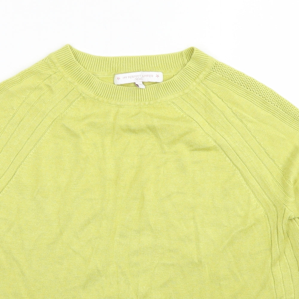 Womens UK Size 12 NEXT Yellow Pullover Jumper
