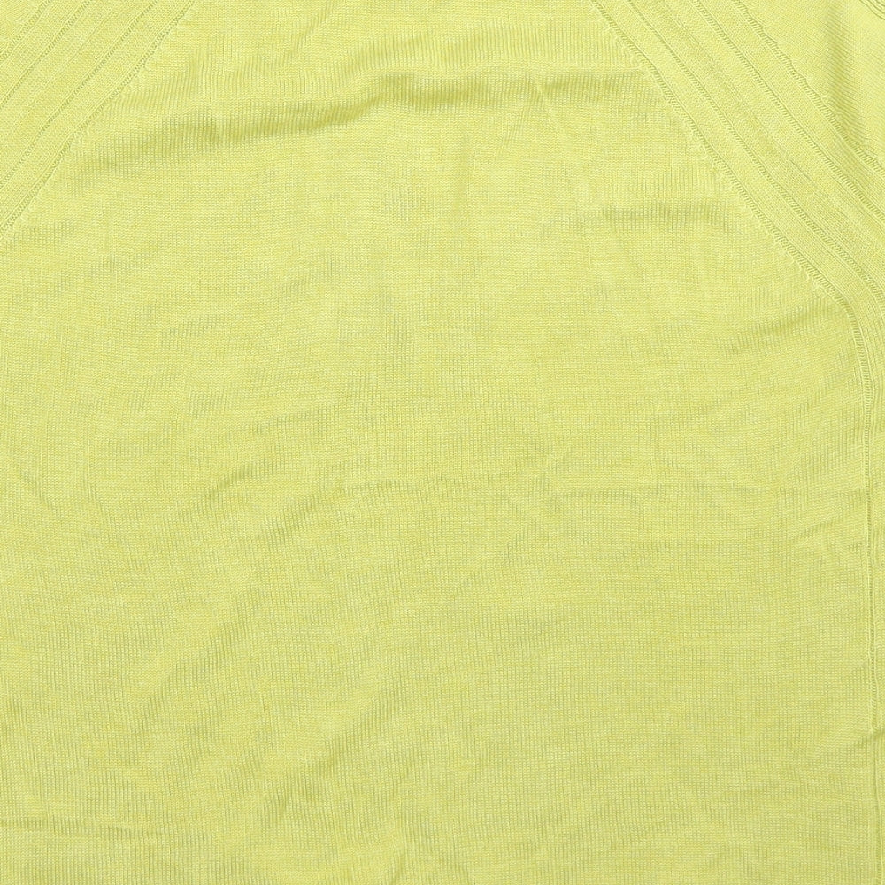 Womens UK Size 12 NEXT Yellow Pullover Jumper
