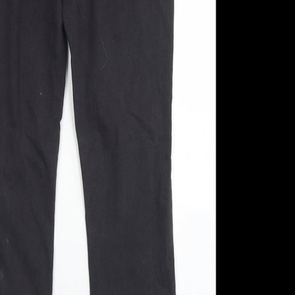 BAF Womens Black  Cotton Skinny Jeans Size 12 L30 in Regular Button