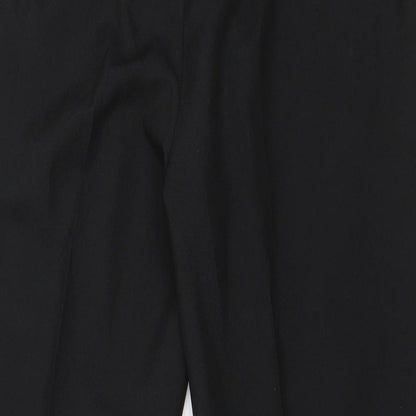 Skopes Mens Black  Polyester Trousers  Size 36 in L25 in Regular Zip