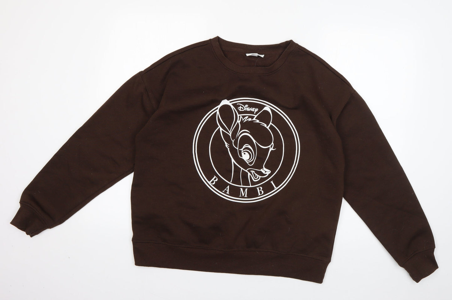 Womens UK Size 10 Disney Brown Pullover Sweatshirt