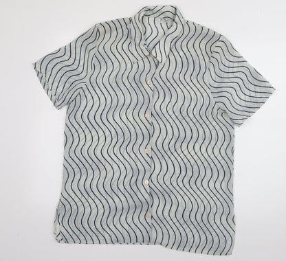 Womens UK Size 12 Preworn Grey Basic Blouse